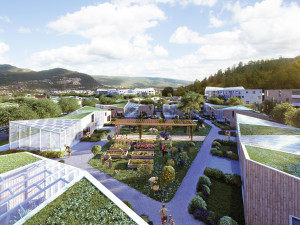 Unikt boligprosjekt i Mjøndalen forener jordbruk og boliger