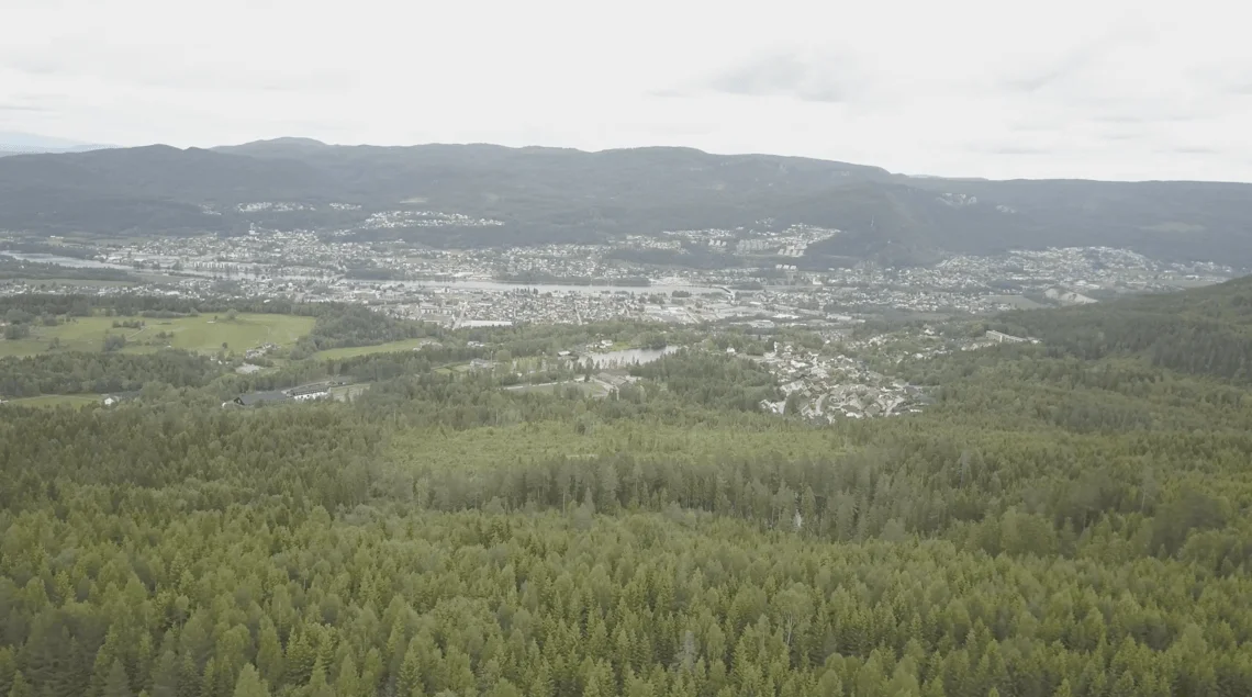 Toppåsen, Mjøndalen